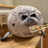 Pineapple Chubby Blob Seal Plush Pillow, Cute Stuffed Animal Seal Plushie Toy, Large (23.6 inch)