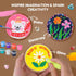 6 7 8 9 10 11 12 EPUMP Glow in the Dark Wooden Painting Kit for Kids - Arts and Crafts Kit Creative Activity Toy, Art
