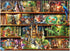 1000 21,25 15,5 WOODEN.CITY Wooden Puzzles for Adults Pieces - Stories on Every Shelf Bookshelves Scene | Made in EU |