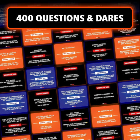 Don't Pick Me - The Hilariously Weird Voting Truth or Dare Party Game for Adults - 400 Questions & Challenges