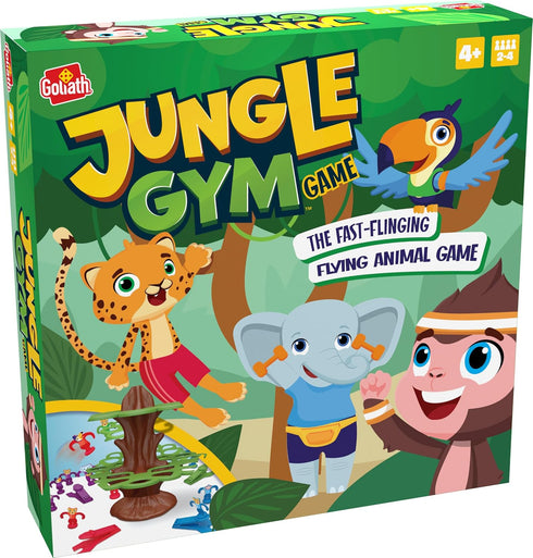 Goliath Jungle Gym Game - Fast-Flinging Flying Animal Game for Ages 4 and Up, 2-4 Players