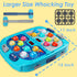 Whack Mole Game for Toddlers - Large Whacking Toy with Sound and Light, Interactive Pounding Toy