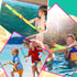Honoson 18 Summer Game(25 1.2 2.8 Inches) Pcs Crayon Water Guns Tube Squirters Water Suction Gun Shooter Beach and Pool