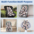 3in1 Baby Car Seat Head Body Support,Soft Breathable Infant Car Seat Insert Newborn Boy Girl,Reversible Cotton-Minnky