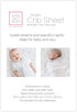 Muslin Fitted Crib Sheet for Toddlers - Gray & Sterling Starshine