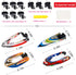 Nunkitoy Boat,12 Pack Swimming Bath Toy,Wind Up Assorted Bath Boat Toy,Yacht Speed Boat for Pool, Beaches