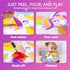 14 6 4 5+ JOVA Klever Kits Glow Sand Art Kits for Kids, Glow in The Dark Sand Painting with Colors, Kids Crafts