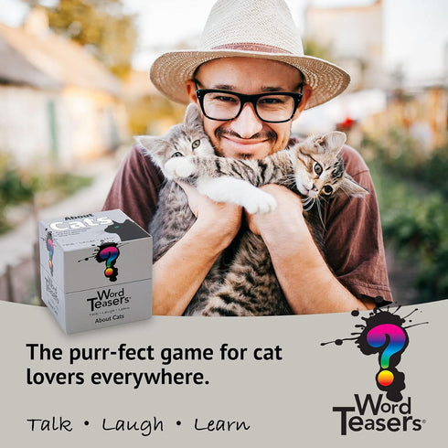 About Cats Fun Trivia Game for Cat Lovers - Cat Themed Game for All Ages with 150 Cat Trivia Cards