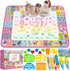 Aqua Water Doodle Mat – Kids Drawing Mat for Age 3-8 – Neon Color Doodle Board Writing Drawing Toys