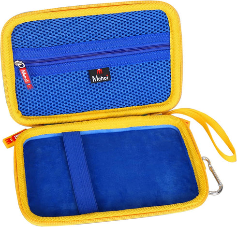 Mchoi Shockproof Waterproof Travel Case for Giiker Super Slide Brain Games, Protective Case Only, Blue