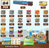 Set, 3+ 4-6 6-8 5-7 Coodoo Magnetic Blocks - Build Mine Magnet World Mine Train Track Magnetic Building Blocks Toddler