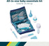1st 25 Safety Deluxe Baby Healthcare and Grooming Kit, Arctic Blue, Newborn Baby Essentials, One Size, Pieces