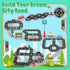 Set Pullback 4-8, Magnetic Tiles Road with Car, Magnetic Blocks for Kids Ages Magnet Tiles for Preschool STEM Building