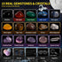 15 6+ GobiDex Gemstones Dig Kit, Solar System Science Kit for Kids, Excavate Real Gems, STEM Educational Space Toys