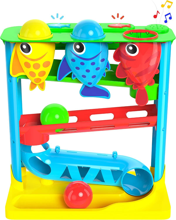 Move2Play Feed The Fish Interactive Baby Toy, Birthday Gift for Boys & Girls, 1 Year Old