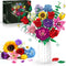 kiothdre Flower Bouquet Set for Adults, Botanical Collection Building Block Toy with