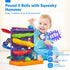 Toddler Toys for 1 Year Old Boy - 2 in 1 Pound Ball Toy & Car Ramp Race Track Learning Active Developmental Toys