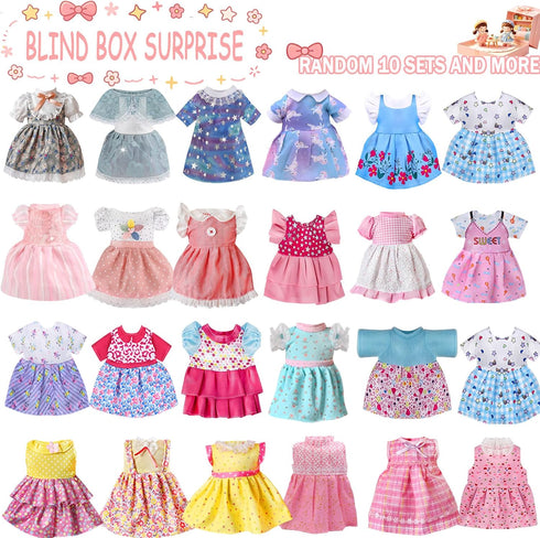 10 Sets 12 13 14 15 Inch 22 Alive Baby Doll Clothes and Accessories - Girl Doll Clothes Dress for Dolls, Baby Doll