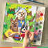 8+ Set 16 2 Bright Stripes iHeartArt Paint by Numbers Kit for Kids Ages | Dogs Day Out Theme | Art with Framed Canvas