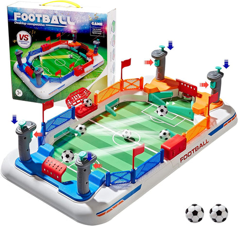 Mini Foosball Games 2022 - New Tabletop Football Soccer Pinball for Indoor Game Room, Family Board Game