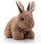 The Petting Zoo Rabbit Plushie, 6 inches, Gifts for Kids, Wild Onez Babiez Wildlife Animals, Brown Bunny Toy
