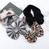 YanJie Leopard Baby Girl Hair Bow Headbands, Soft Velvet Baby Bows, Newborn Handmade Hair Accessories, Wide Headwraps