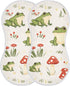 Mazeann Frog Forest Mushrooms Burp Cloths Baby Boys Girls Absorbent Soft Cotton Burping