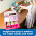 Learning Resources Pretend and Play Calculator Cash Register Pink - Money for Kids, Math Games, Playstore Grocery