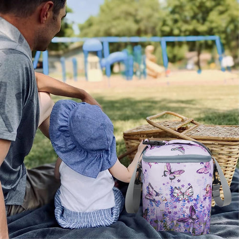 BLantt Pack 4 9 Breastmilk Bag with Ice Fits Bottles Up To Ounce Insulated Breast Milk Cooler on the Go with Strap Baby