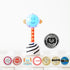 NogginStik Light-up Developmental Rattle - Color Changing, Textured, Mirror & Rattle Sound - Sensory Toy for Babies