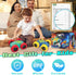 2-4, 3 2 3 4 5 6 MSHALADE Toys Cars for Ages Double-Sided Monster Truck Toys, Stunt Push and Go Friction Cars, Year Old
