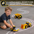 YySiRui 5PCS 5.5-6.3 Inch Set Bulldozer, Construction Toys - Toy Trucks Includes Dump Truck, Excavator, Sandbox