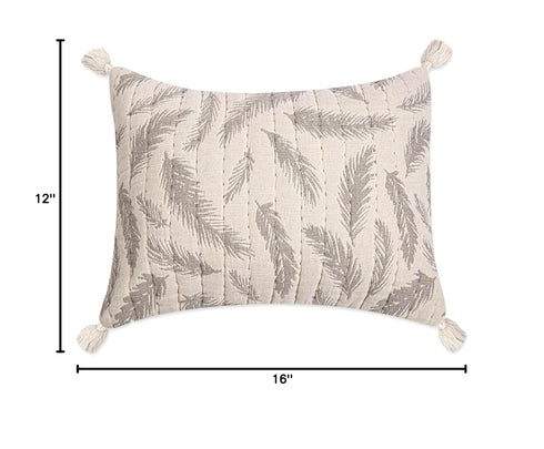 Soft Grey Feather Pillow for Babies by Crane