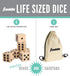 Franklin Sports Giant Wooden Dice