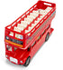London Double Decker Bus Open Top - Red Motormax 76008 - 4.75" Diecast Model Toy Car