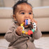 Infantino BFF Friendship Baby Teether Soft Silicone Baby Teething Toy with Textures, Bright Colors, and Easy-Grip