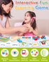 Gojmzo Wooden CVC Word Spelling Games, Montessori Educational Toys Gifts for 3-6 Year Old Kids, Sight Words Flash Cards