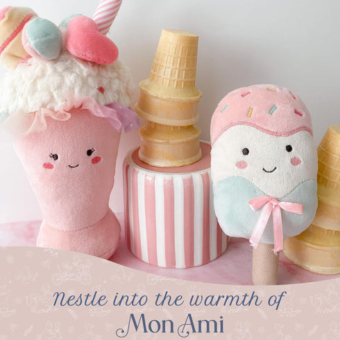 8-Inch MON AMI Sweet Treat Milkshake Food Plush Toy for Boys & Girls | Cute Dessert Stuffed Toy | Playroom Dcor Accent