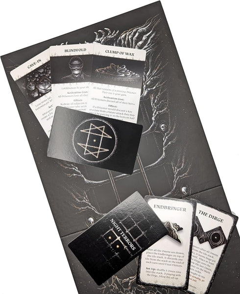 14+, 1 5 40 60 The Night Cage Expansion The Shrieking Hollow by Smirk & Dagger Tile Placement Cooperative Board Game