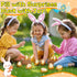 Digwry 36 2.3" Pcs Golden Easter Eggs Plastic, Fillable Shiny Gold Metallic Plastic Easter Eggs Empty for Easter