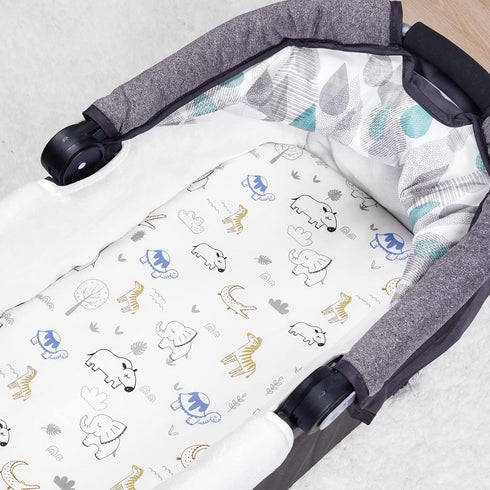 100% 2 Pack, PHF Cotton Bassinet Sheets Soft Breathable Comfortable Cradle for Baby Boys Girls, Premium Fits Various