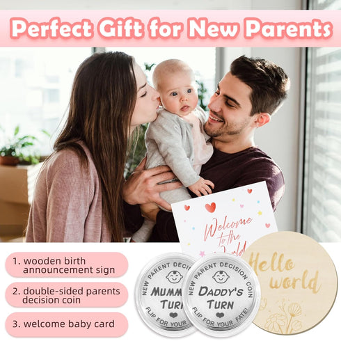 9 Set Newborn Baby Girl Gift, Pcs Baby Gifts for Girls Newborn Essentials, New Baby Girl Gift Basket Baby Shower Gender