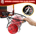 Basketball Hoop Indoor - Mini Basketball Hoop with 7 LED Lighting, Scoreboard, Over Door Foldable Basketball Toys