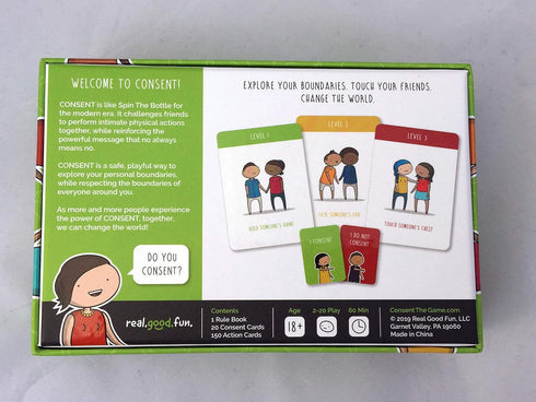 Consent the Game | Adult Card Game | Spark Romance | Great for Parties | Icebreaker | Bachelor Bachelorette Game | Deepen Relationships