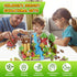 Fitrobust 200PCS Set, Set, 3 4 5 6 7 8 9 10, 0.8 Magnetic Building Blocks Magnetic Tiles Kids Build Cubes STEM Game