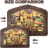 Wooden Jesus Nativity Puzzle Statue with Wood Burned Design, Educational Wooden Puzzles for Kids and Adults