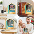 Wanheart 400 Pcs Mini Books-Anxiety Bookshelf,Mini Bookstore,Shake Off Your Anxiety,Office Decor Mini