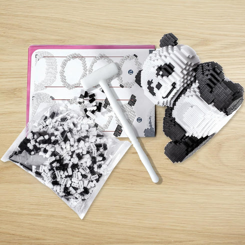AHZILEI Animal Panda Mini Blocks Building Set - 7822 Pcs Cute 3D Puzzle Toy Kits, DIY Educational Gift