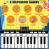 TWFRIC 6ft. Piano Mat with 24 Keys, 10 Demos, 8 Musical Instruments Sounds, 4 Play Modes, Giant Dance Floor