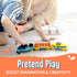 Set 0 SplashEZ Train Toys for Bath | Mold Free Bath Toys for Kids & Toddlers with No Hole for Water | Train Ideal Size